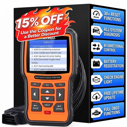 Foxwell nt510 elite wifi obd2 - elite,
