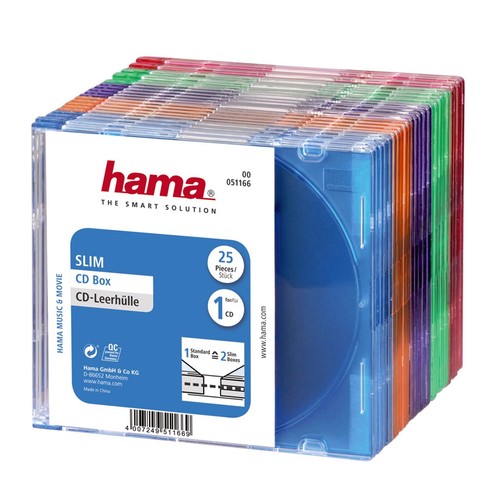 Hama custodie slim - cd,